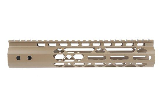 Guntec USA 10in Air Lite Handguard - M-LOK - Flat Dark Earth
